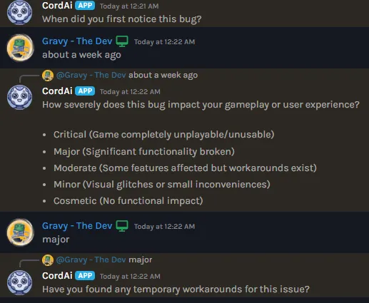 Agent asking questions